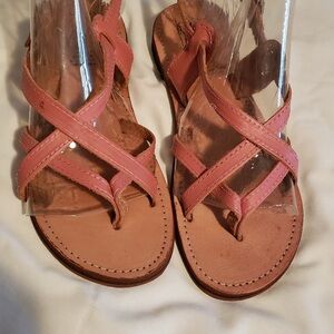 Chico's Pink Gladiator Sandals